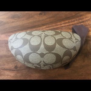 Coach Sunglass Case with Coach cloth